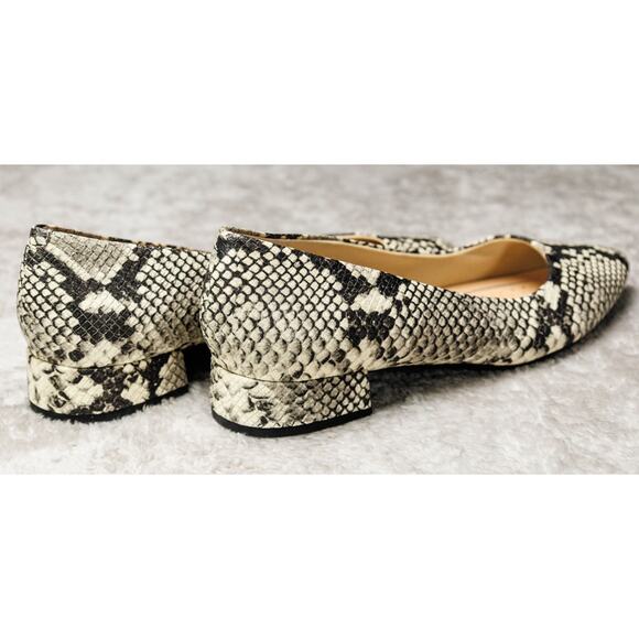 Easy Spirit Caldise Snake Print Leather Block Heel Shoes Womens Size 9 NWOB - Picture 13 of 15